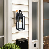 Revtronic 1- Light Outdoor Wall Light with Dusk to Dawn
