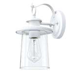 Revtronic 1-Light Outdoor Wall Lantern, Matte White