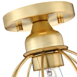 1-Light Ceiling Light Fixture, Soft Gold