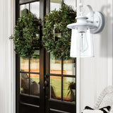 Revtronic 1-Light Outdoor Wall Lantern, Matte White