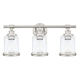 Revtronic 3-Light Dimmable Brushed Nickel Vanity Light