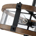 Revtronic 51114 4-light Wood Farmhouse Pedant Light