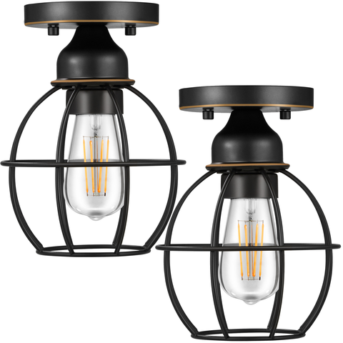 Revtronic 1-Light Ceiling Light Fixture, Oil Rubbed Bronze