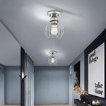 1-Light Ceiling Light Fixture, Brushed Nickel