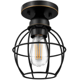 1-Light Ceiling Light Fixture, Oil Rubbed Bronze
