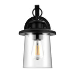 Revtronic 1-Light Outdoor Wall Lantern, Matte Black