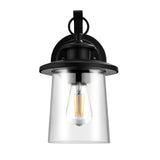 Revtronic 1-Light Outdoor Wall Lantern, Matte Black