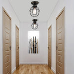 1-Light Ceiling Light Fixture, Oil Rubbed Bronze