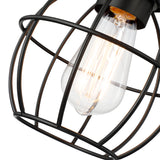 1-Light Ceiling Light Fixture, Oil Rubbed Bronze