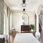 1-Light Ceiling Light Fixture, Oil Rubbed Bronze