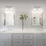 2-Light Bathroom Vanity Light, Brushed Nickel
