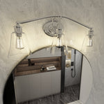 Revtronic 3-Light Brushed Nickel Vanity Light