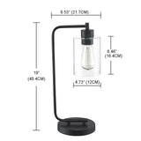 Revtronic 1238BK Bedside Table Lamp