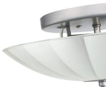 Revtronic 78152 1-Light Ceiling Light with Frosted Glass Shade