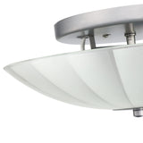 Revtronic 78152 1-Light Ceiling Light with Frosted Glass Shade