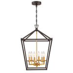 Revtronic 50336SG/BK 6-Light Pendant Light
