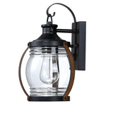 Revtronic 14001 1-Light Vintage Outdoor Wall Lantern Clear Glass Shade