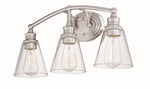 Revtronic 3-Light Brushed Nickel Vanity Light